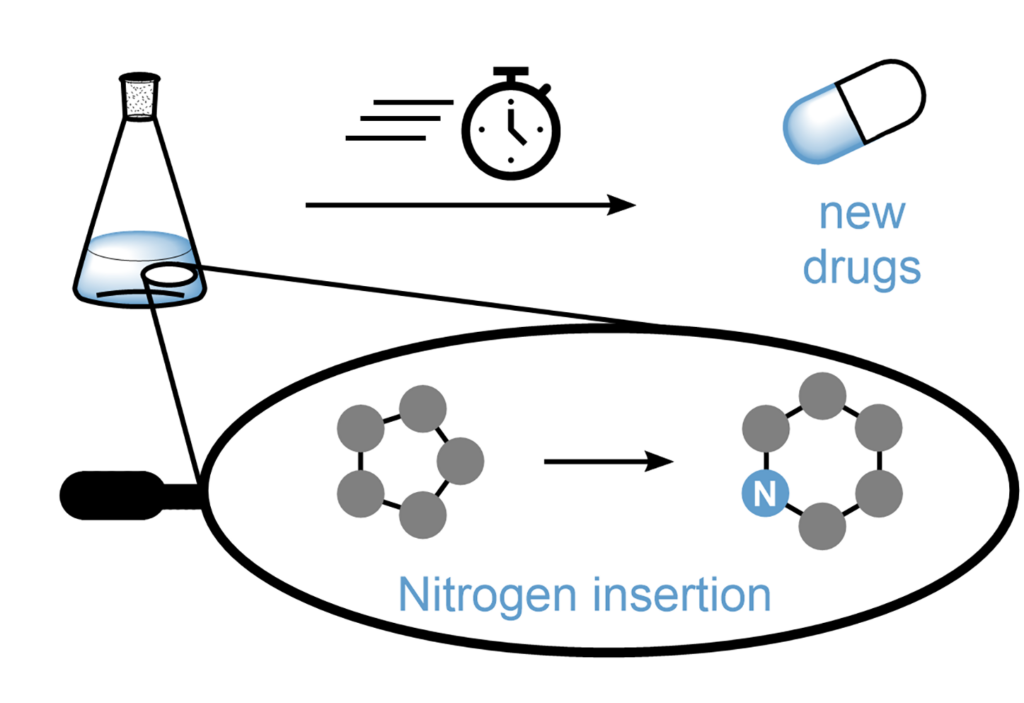 The NINSERT project aims to break new ground in drug development by late-stage nitrogen insertion. (ill./©: Johannes Wahl)