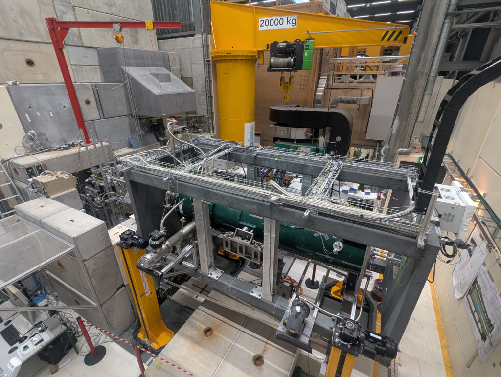 The tSPECT experiment at the Paul Scherrer Institute (photo/©: Martin Fertl)