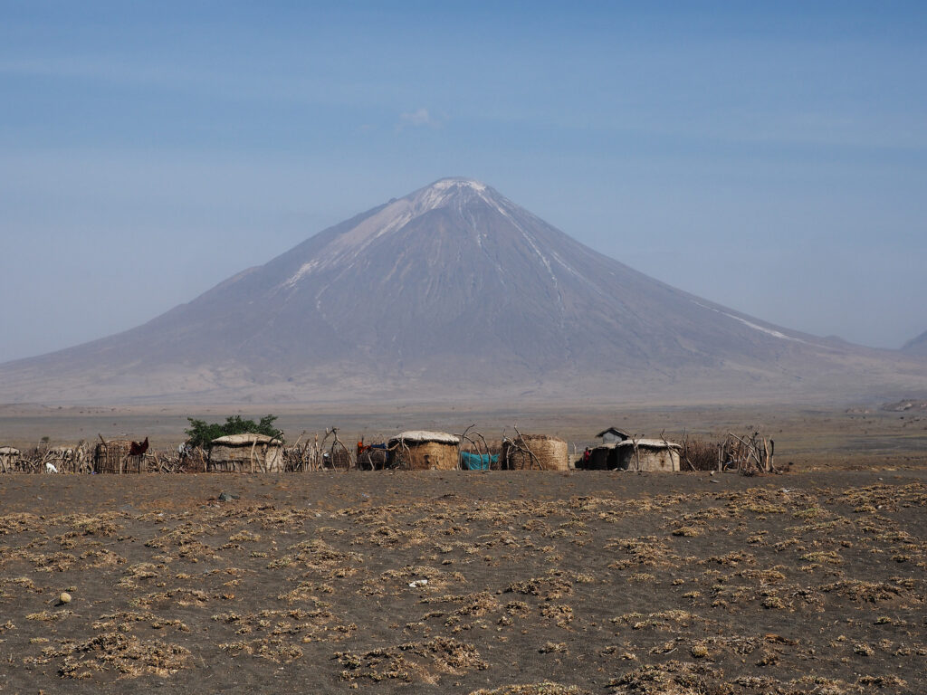 Oldoinyo Lengai in Tanzania is the only active carbonatite volcano on Earth. (photo/©: Miriam Reiss)