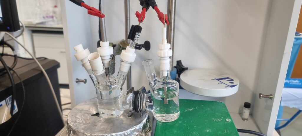 An electrolysis cell used for the generation of formate from glycerol (photo/©: Tobias Rios-Studer)