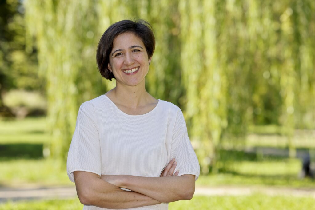 The photo shows Professor Meret Huber (photo: Stefan F. Sämmer)